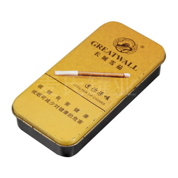 長(zhǎng)城雪茄包裝小鐵盒-鐵盒包裝,鐵盒生產(chǎn)