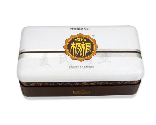 瑪咖蛹蟲草精片鐵盒側(cè)面圖