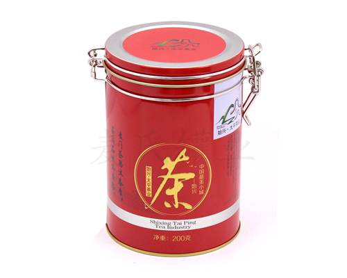 帶鐵扣祁門紅茶鐵罐印刷 帶鐵扣祁門紅茶鐵罐印刷