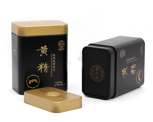 黃精超微破壁飲片包裝盒鐵盒 黃精超微破壁飲片包裝盒鐵盒
