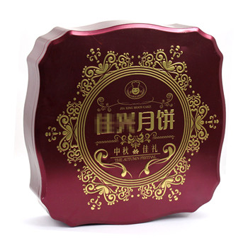 異形四個裝月餅鐵盒_月餅鐵盒包裝定制