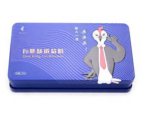 長(zhǎng)方形腸道菊粉鐵盒包裝